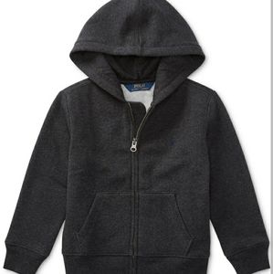 NWT Polo Ralph Lauren Little Boys Full-zip Hoodie  - Avery Heather
